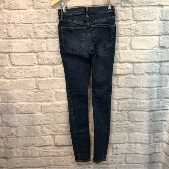 Free People High Rise Long Lean Skinny Jean 24” - Picture 6 of 9